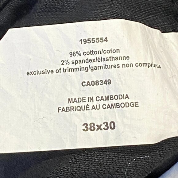 Lucky Brand 410 Jeans Mens 38 x 30 Black Denim Pants Straight Leg - Picture 13 of 14